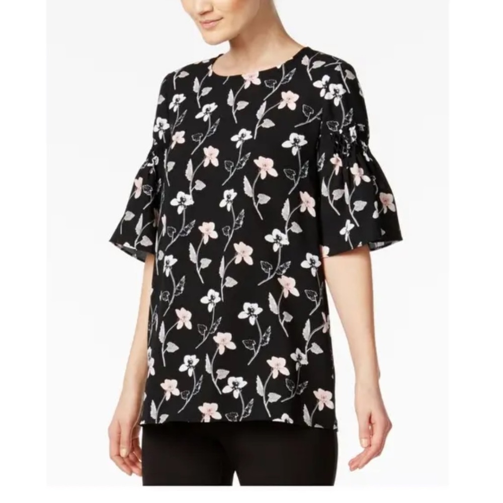 Alfani - Floral Flowy Top - Size 8